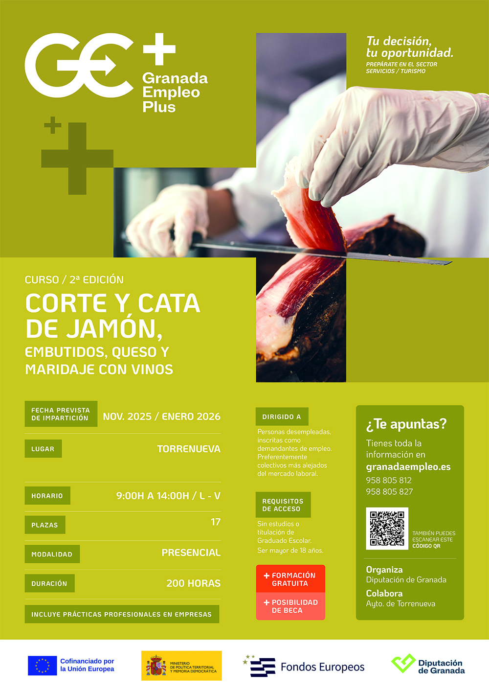 CORTE Y CATA DE JAMON, EMBUTIDOS, QUESO Y MARIDAJE CON VINOS (2ª Edición)