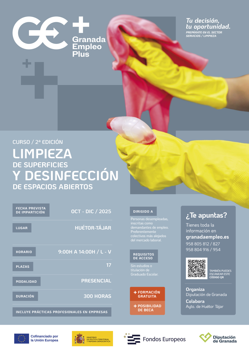 LIMPIEZA DE SUPERFICIES Y DESINFECCIÓN DE ESPACIOS ABIERTOS (1ª EDICIÓN)