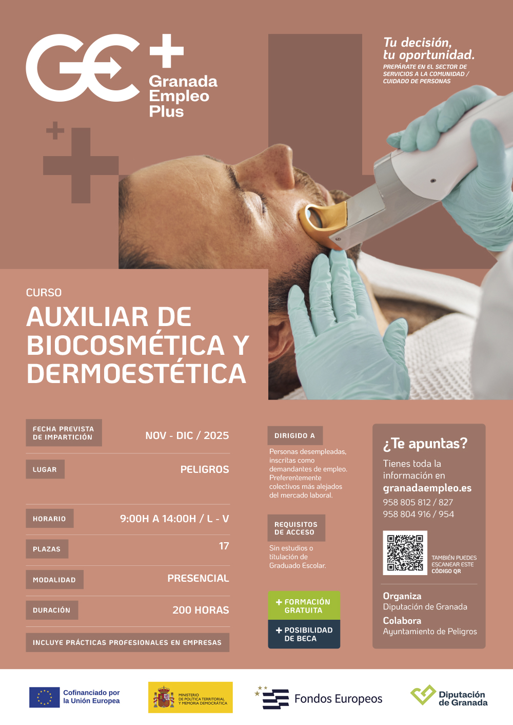 AUXILIAR DE BIOCOSMÉTICA Y DERMOESTÉTICA